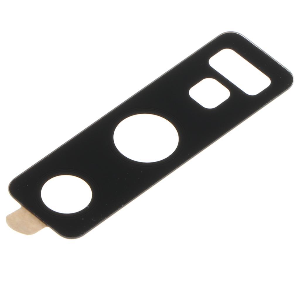 2-7pack Back Camera Glass Lens Replacement + Adhesive for Note 9 Black