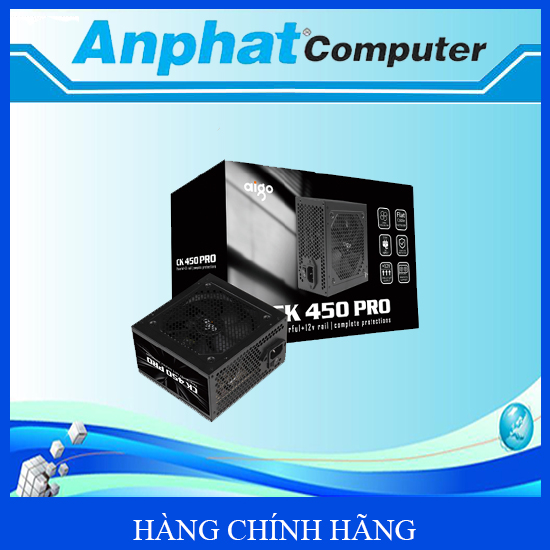 Nguồn máy tính AIGO CK450 - Hàng Chính Hãng