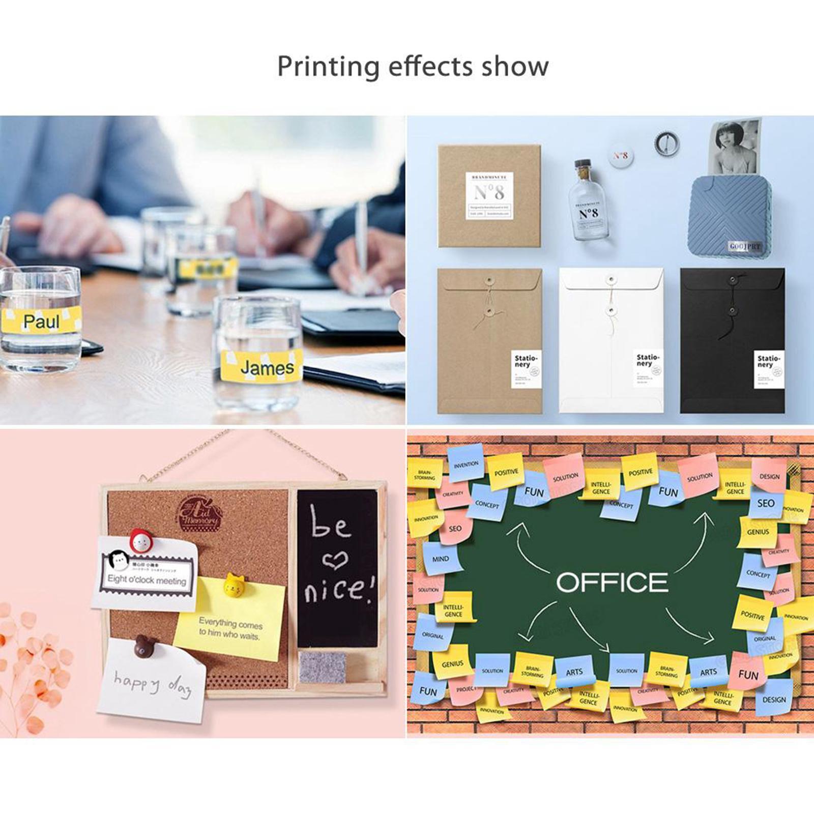 Wireless Pocket Thermal Printer Mini Receipt Photo Printer White