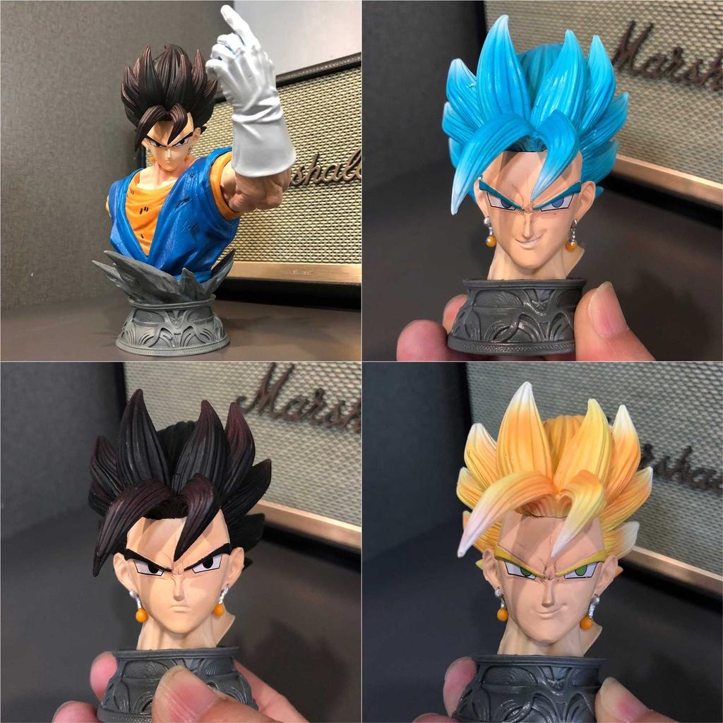 Siêu phẩm mô hình Vegito 3 đầu + 1 bán thân 58cm có LED - Dragon Ball