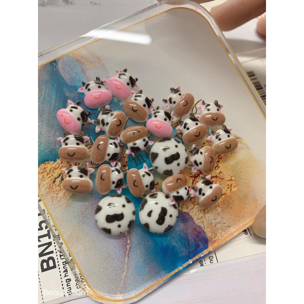 Charm nail, Charm bò sữa gắn móng cao cấp