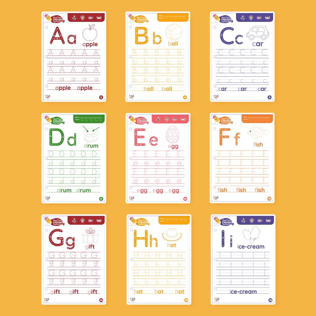 Sách học số và khoa học Math Me Lalala Baby, bôi xóa được, học liệu giáo dục sớm, tặng kèm 5 bút + cục bôi