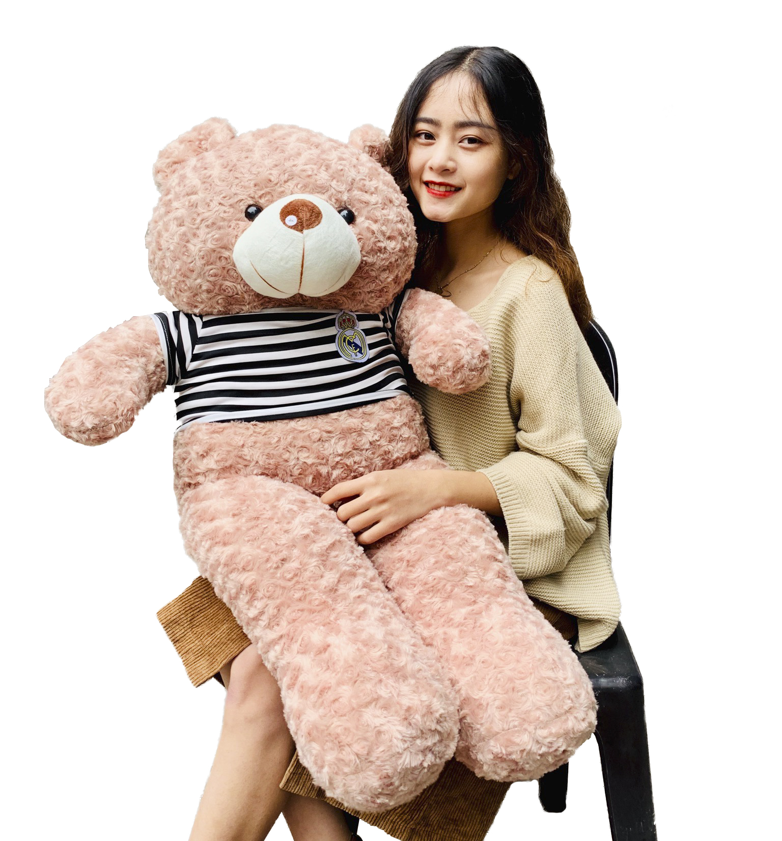 Gấu bông teddy cao cấp khổ vải 1m4 cao 1m2