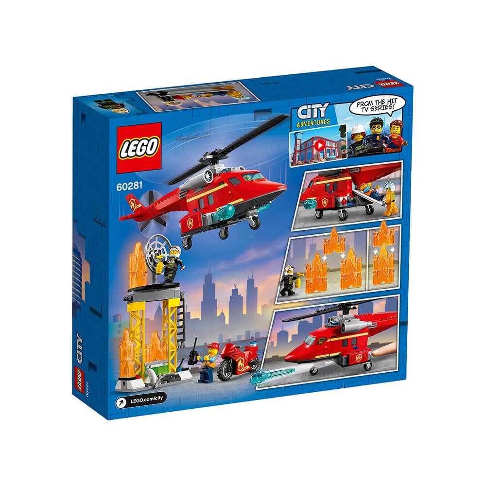 Đồ Chơi Lắp Ráp LEGO City Trực Thăng Cứu Hỏa 60281 Cho Bé Trên 5 Tuổi