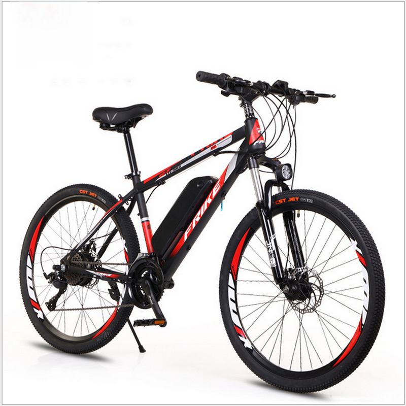 26 inch 36V điện lithium Pin Bike Bike Bike Người lớn biến đổi tốc độ xe đạp hỗ trợ điện Color: 27speed36v10aG51