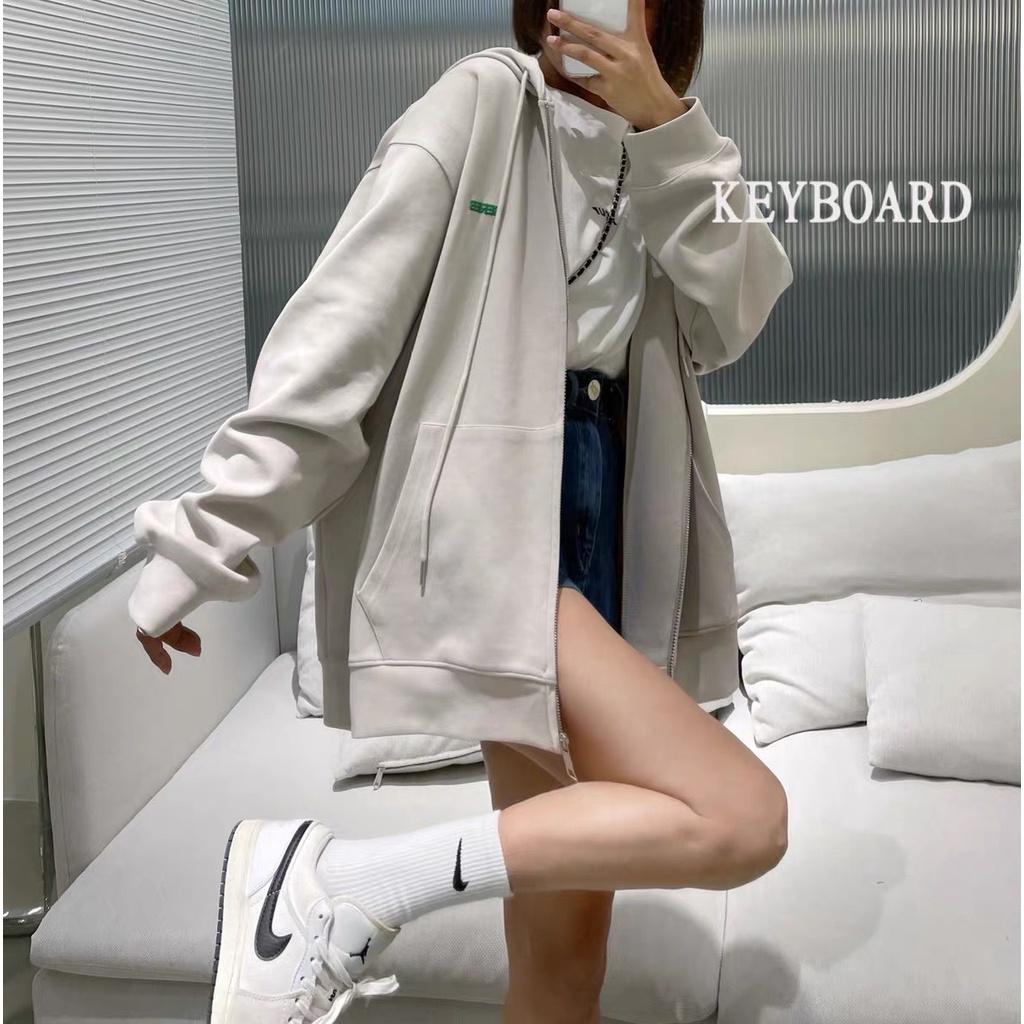 Áo khoác hoodie nỉ bông dây kéo in chữ MINIMAL form rộng unisex nam nữ Vuasivuare