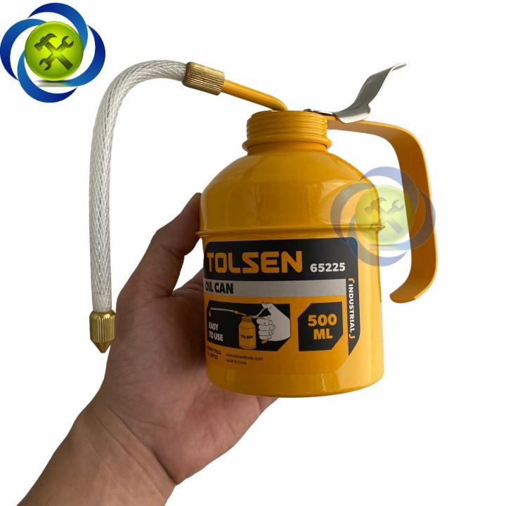 Bình châm nhớt sắt 500ml Tolsen 65225 màu vàng