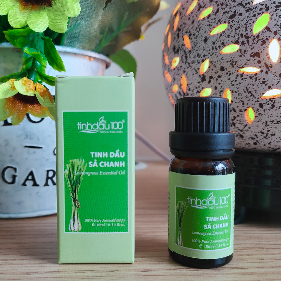 Tinh dầu Sả Chanh nguyên chất xua đuổi muỗi, hương thơm thư giãn