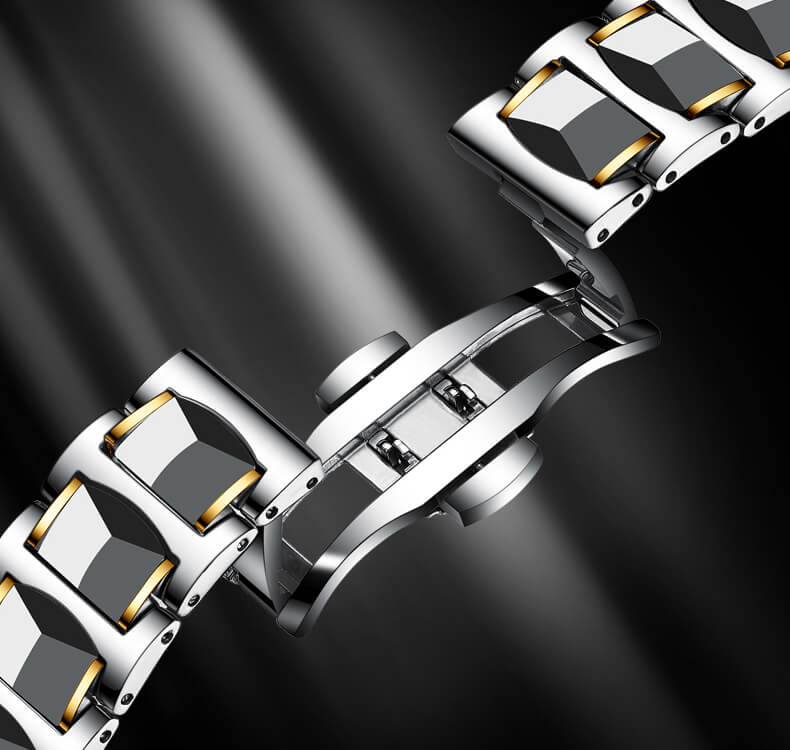 Đồng hồ nam chính hãng KASSAW K777-2 chống nước,chống xước,kính sapphire,Đồng hồ cơ ,dây kim loại thép không ghỉ 316,hàng mới 100%
