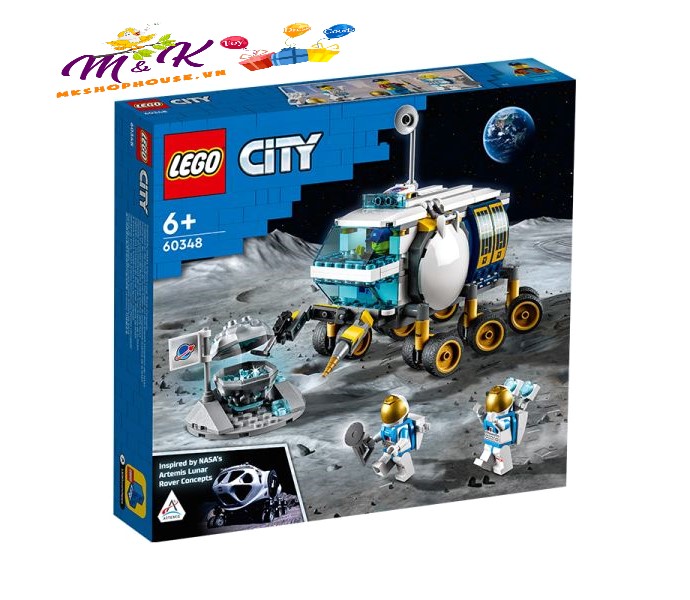 LEGO CITY Xe Thám Hiểm NASA Mặt Trăng 60348