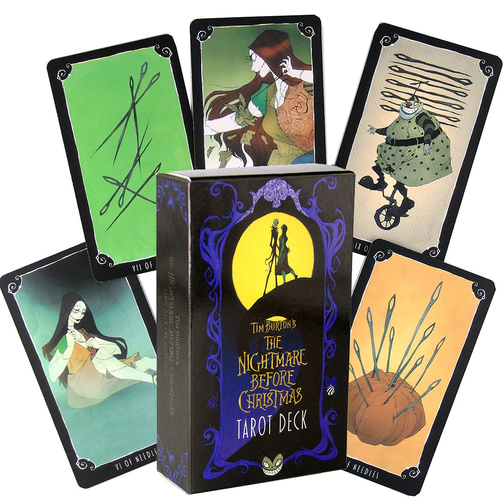 Bài Tarot The Nightmare Before Christmas 78 Lá Bài Tặng File Tiếng Anh Và Đá Thanh Tẩy