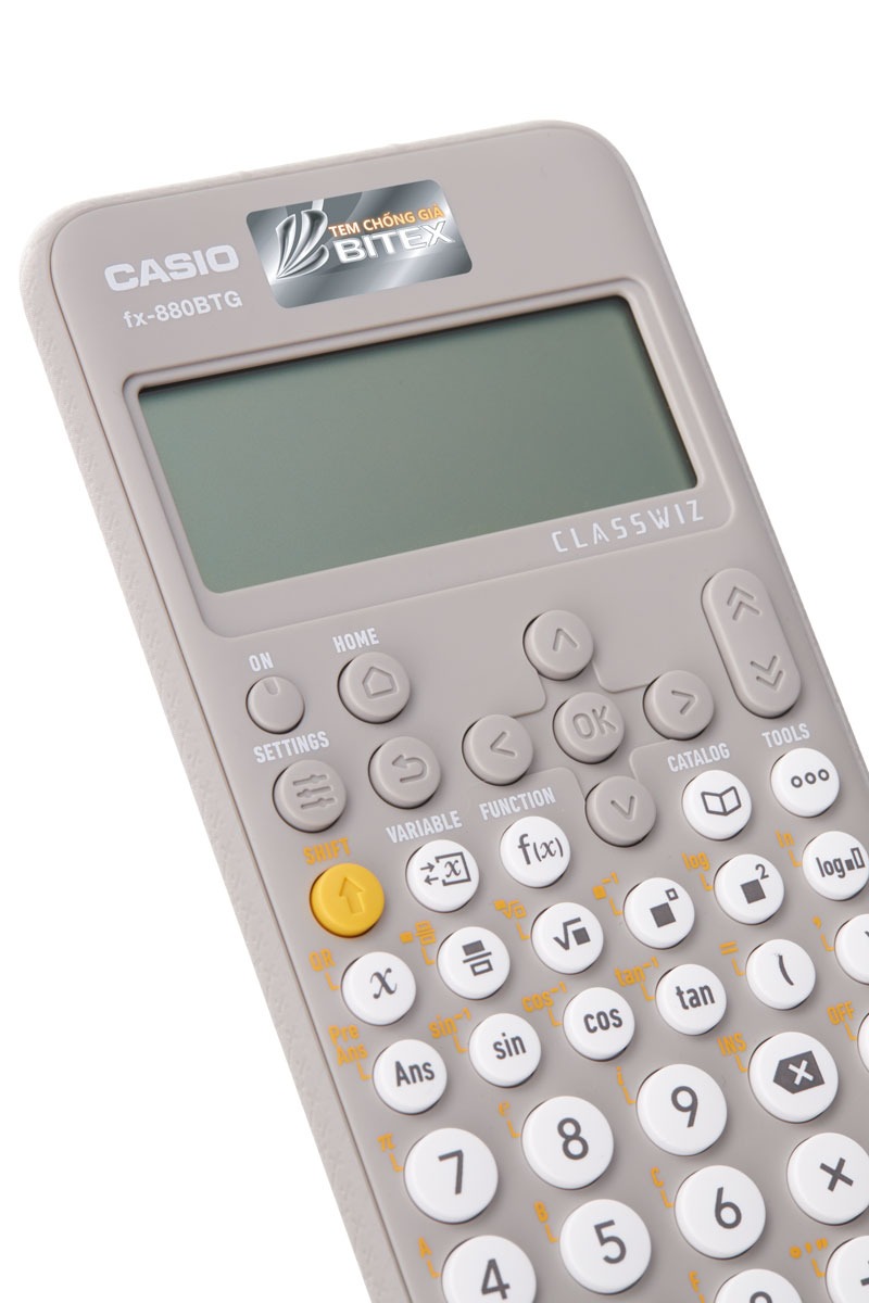 Máy Tính Casio FX 880 BTG - Màu Xám