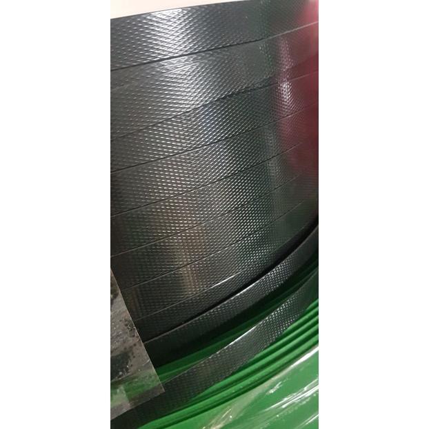 Dây đai nhựa PET MÀU ĐEN Mã 1610 Bản rộng 16mm Dày 1mm Cuộn Nặng 20kg