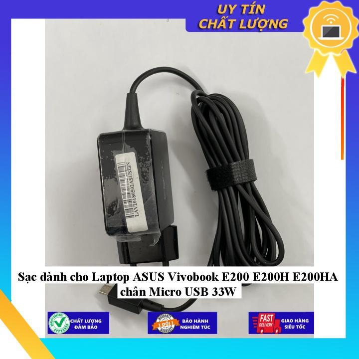 Sạc dùng cho Laptop ASUS Vivobook E200 E200H E200HA chân Micro USB 33W - Hàng Nhập Khẩu New Seal