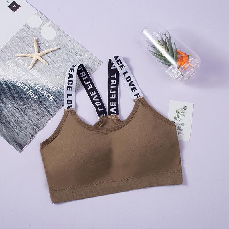 Áo Bra nữ kiểu dáng thể thao 2 dây bản to, Khỏe mạnh, năng động chất thun Cotton mềm mại cogiãn tốt, có đệm nâng ngực dời Top Tập Gym cho nữ Sport Yoga - Xanh lục nhạt