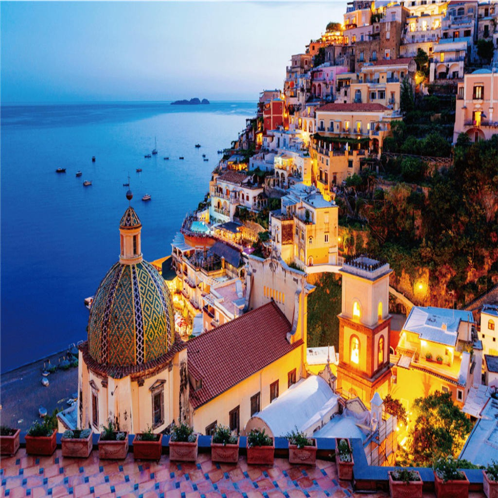 Tranh Ghép Hình 1000 Mảnh Bờ Biền Amalfi Jigsaw Puzzle Randomcut 1000 Pcs (Kích Thước 70x50 cm)