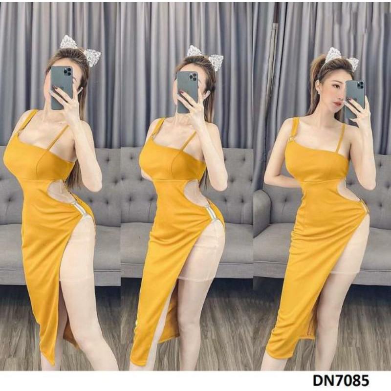 Đầm body xéo tà sexy