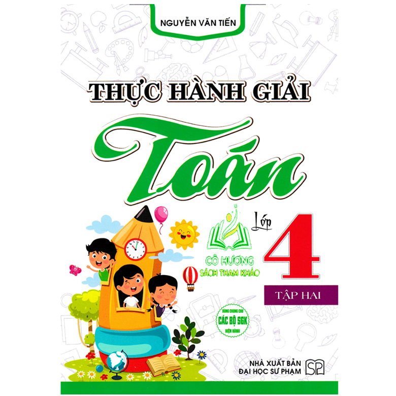 Sách - Combo Thực Hành Giải Toán Lớp 4 Tập 1 + 2
