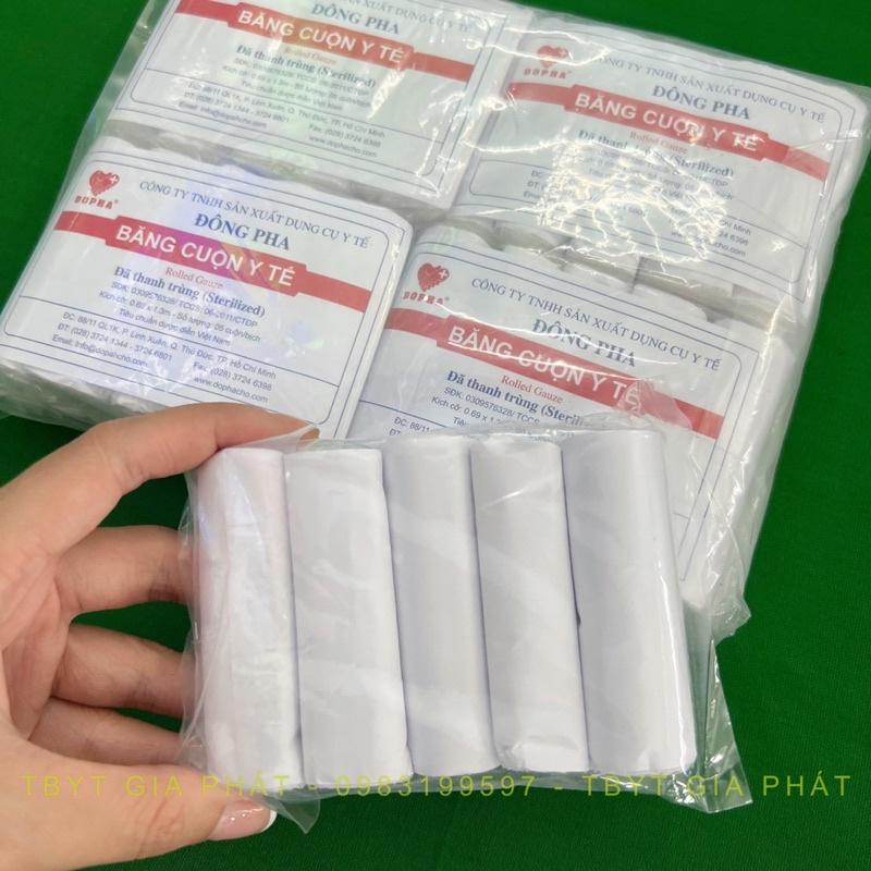 GẠC CUỘN ĐÔNG PHA 0.69x1.3M ROLLED GAUZE THANH TRÙNG (BÌ 5 CUỘN)