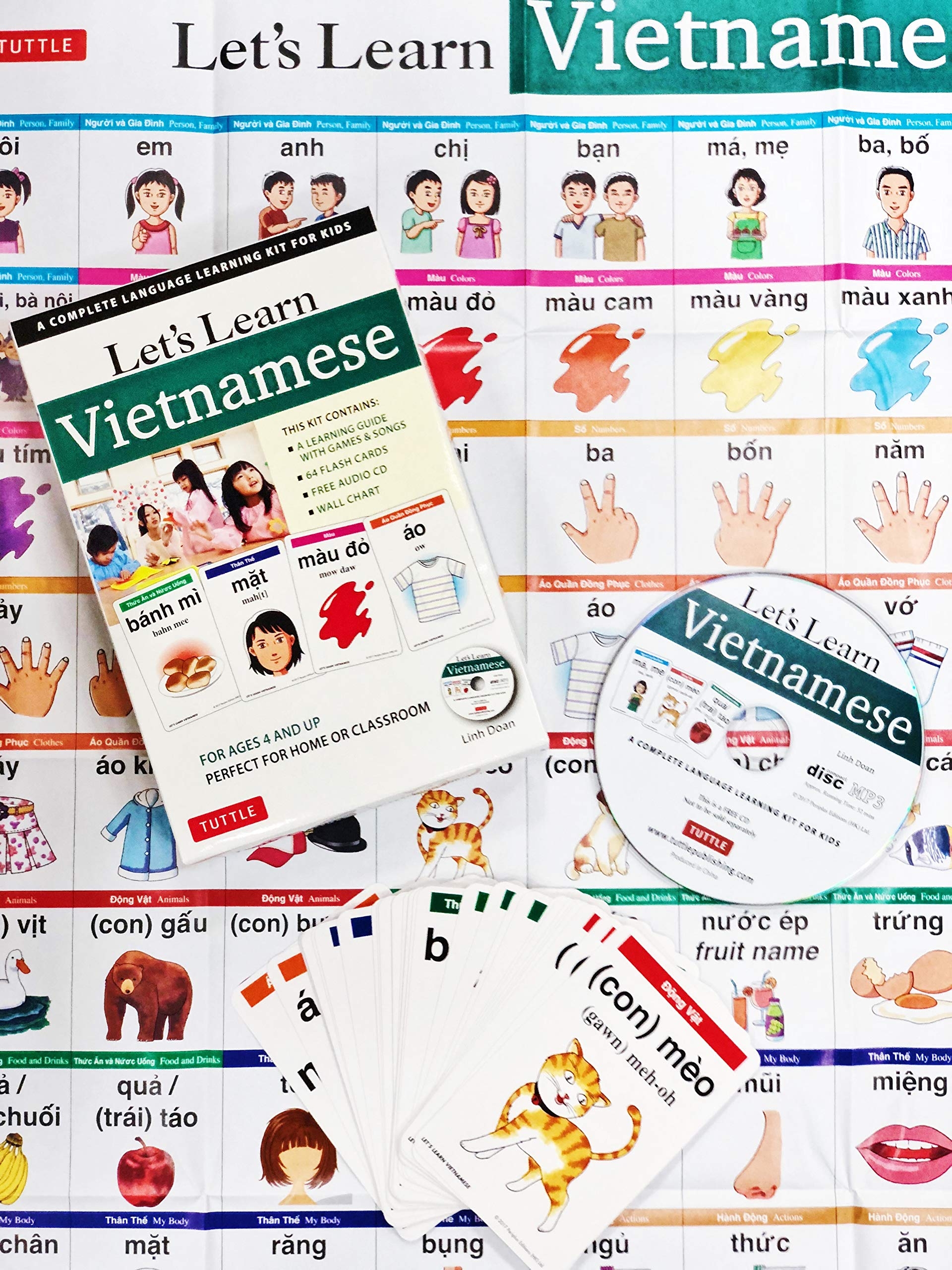 Let's Learn Vietnamese Kit: A Complete Language Learning Kit for Kids