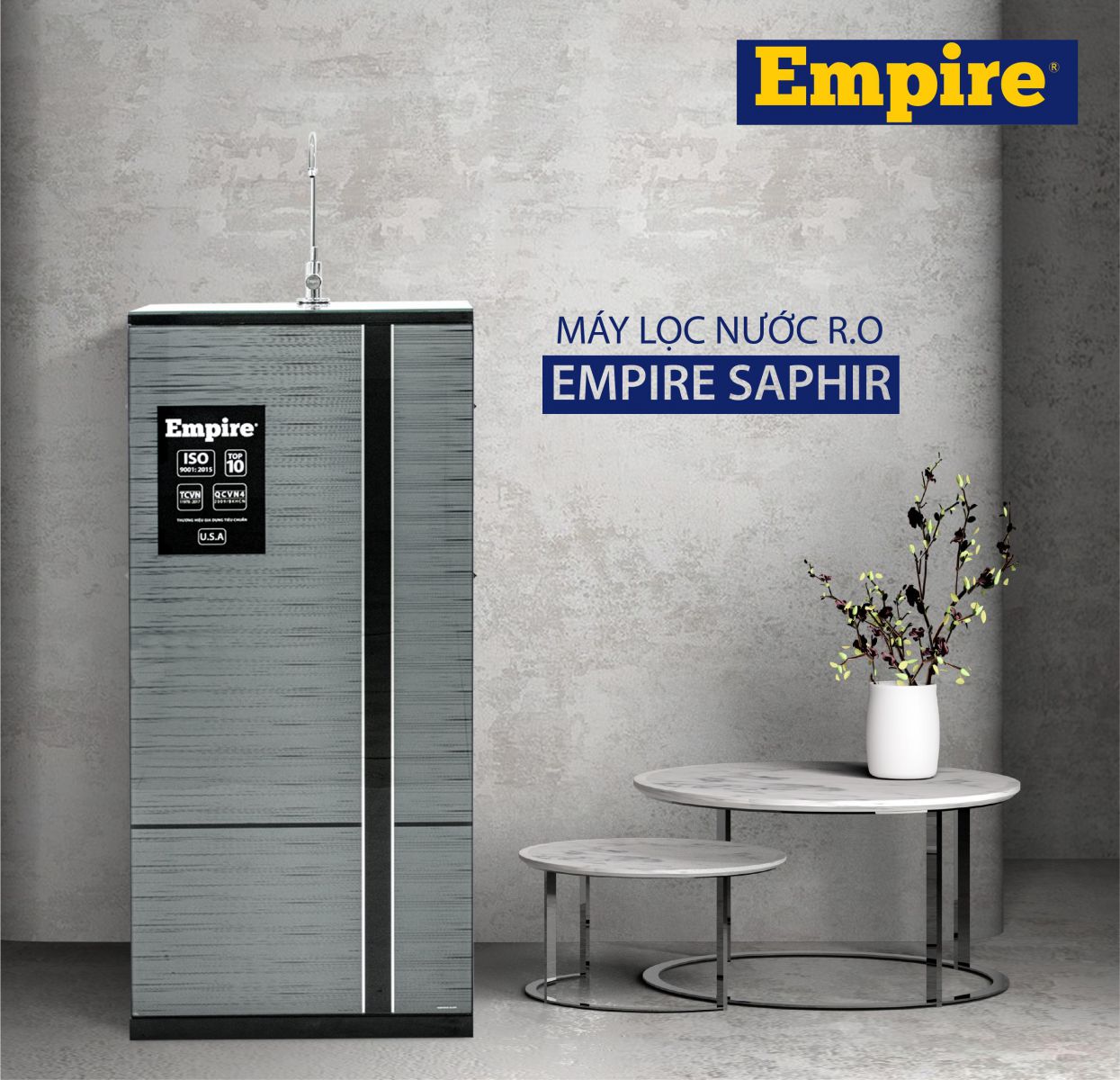 Máy lọc nước empire saphir epml 006 (hàng chính hãng)