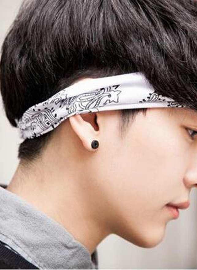 Khăn Bandana (Khăn Turban EXO) Màu Trắng - Mã B012