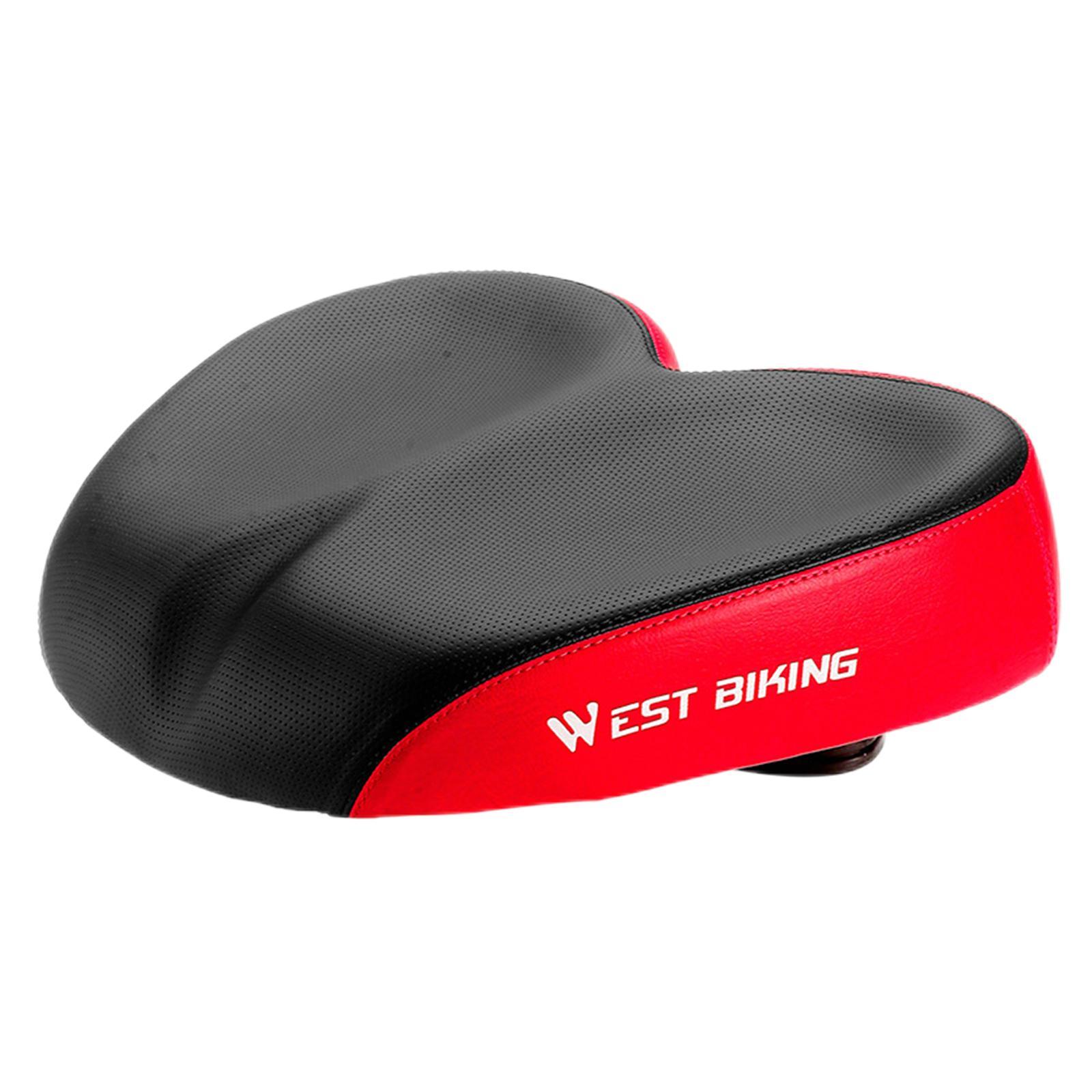Dual Pad Bike Cushion Wide Comfort Saddle Seat Pad