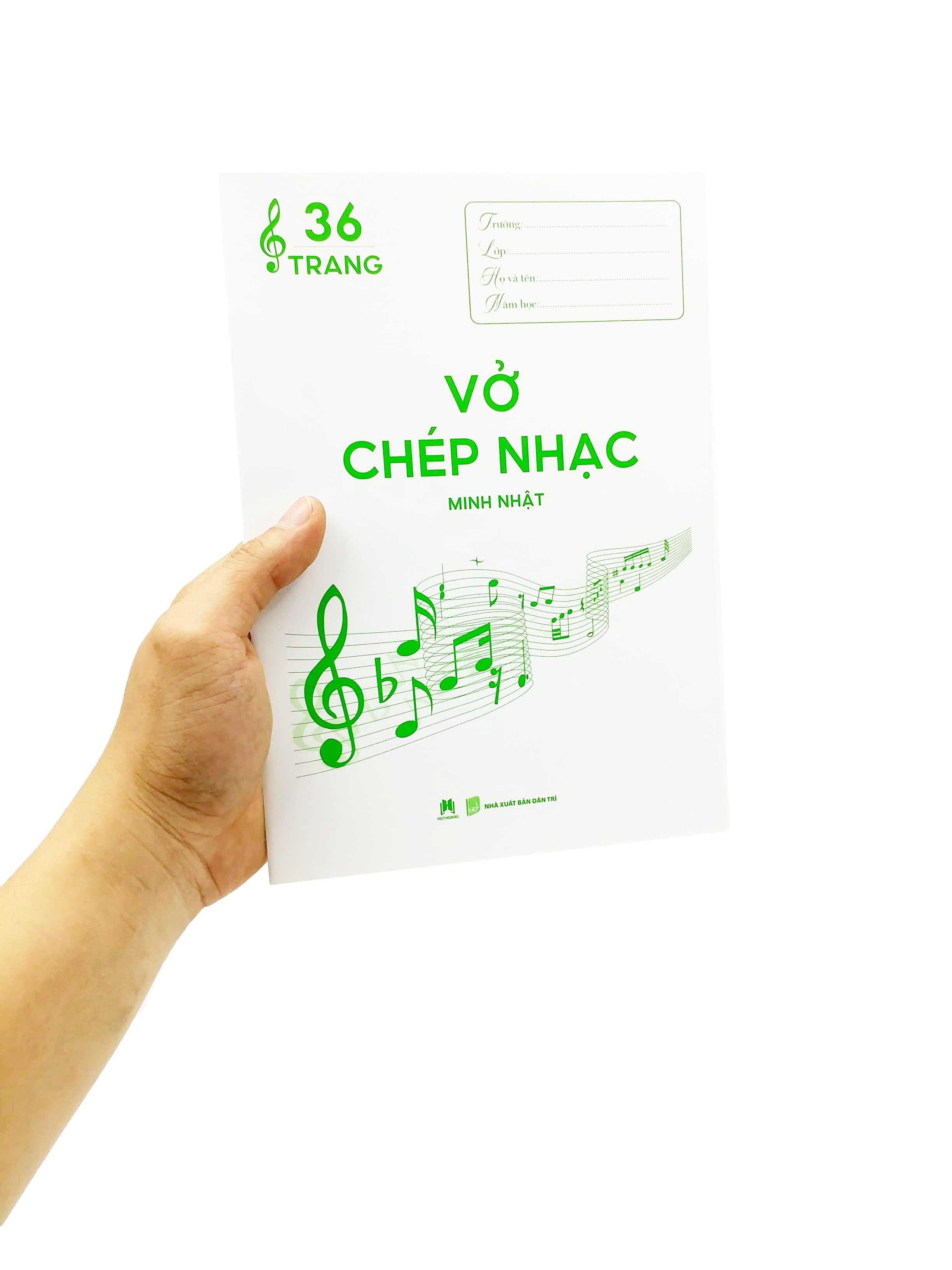 Vở Chép Nhạc - 36 Trang