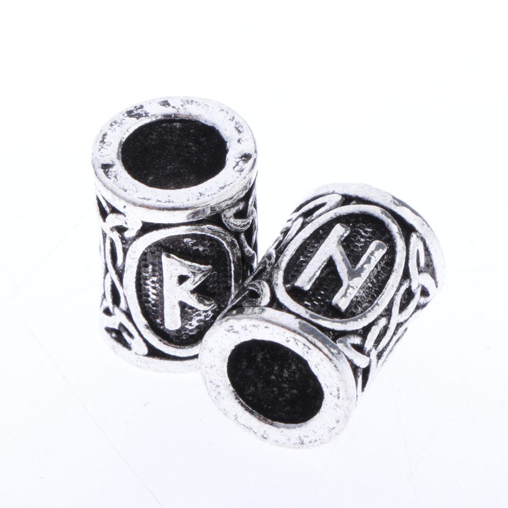 Rune Beard 24 Set Charm - Beards, , Jewellery