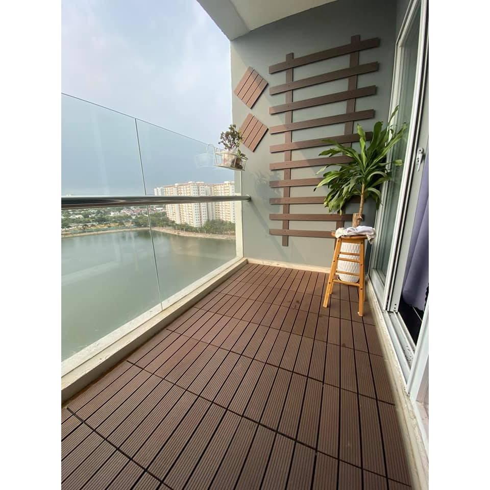 Kho thủ đức - vỉ sàn gỗ nhựa lót ban công composite chịu nước