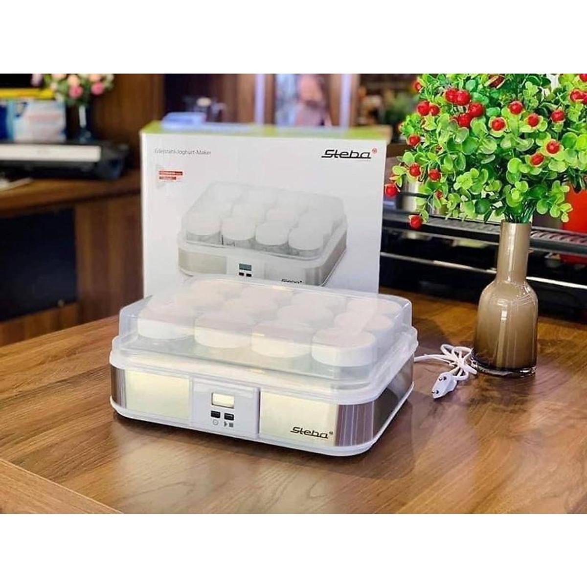 Máy Làm Sữa Chua Steba JM2-12 Lọ, Nhập Đức, Bảo Hành 12 Tháng