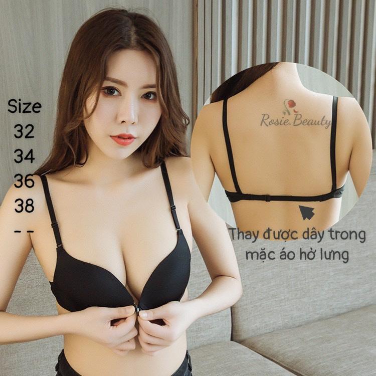 ÁO LÓT NÂNG NGỰC HỞ LƯNG CÀI TRƯỚC QUAI MẢNH SIÊU QUYẾN RŨ A/C020