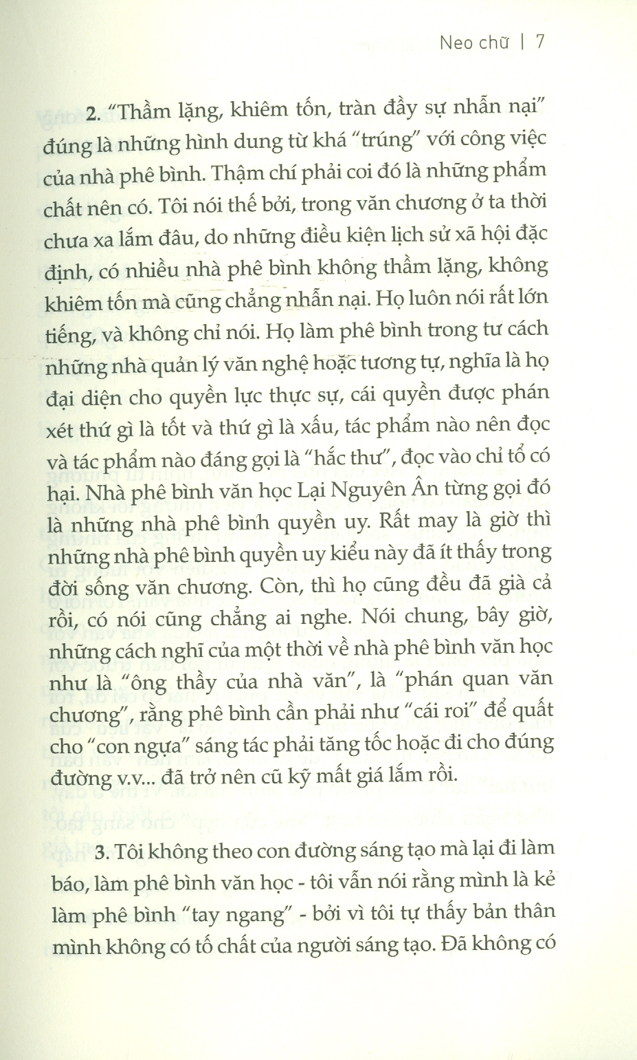 Neo Chữ - Nguyễn Hoài Nam