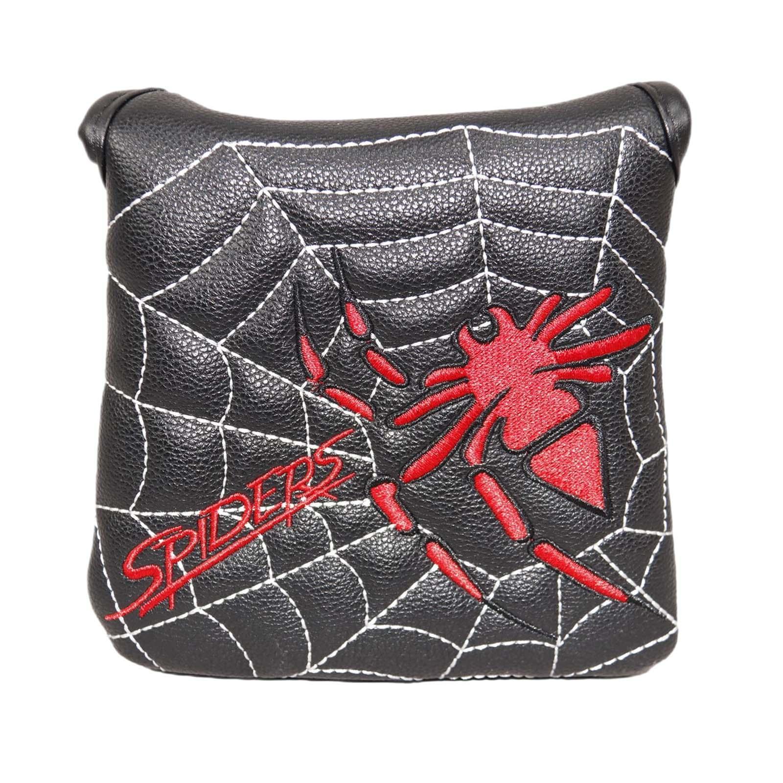 Golf Mallet Putter Head Cover PU Leather Plush Inner Lining Protection Guard