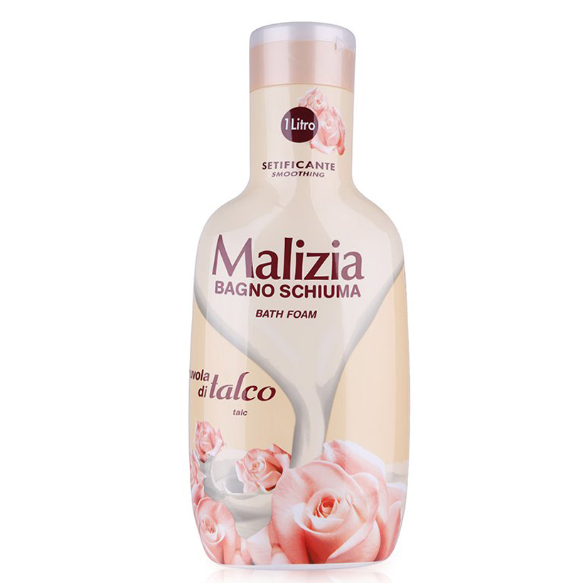 Sữa tắm bột hoạt thạch Malizia Delicate Bath Foam 1000ml + Móc khóa