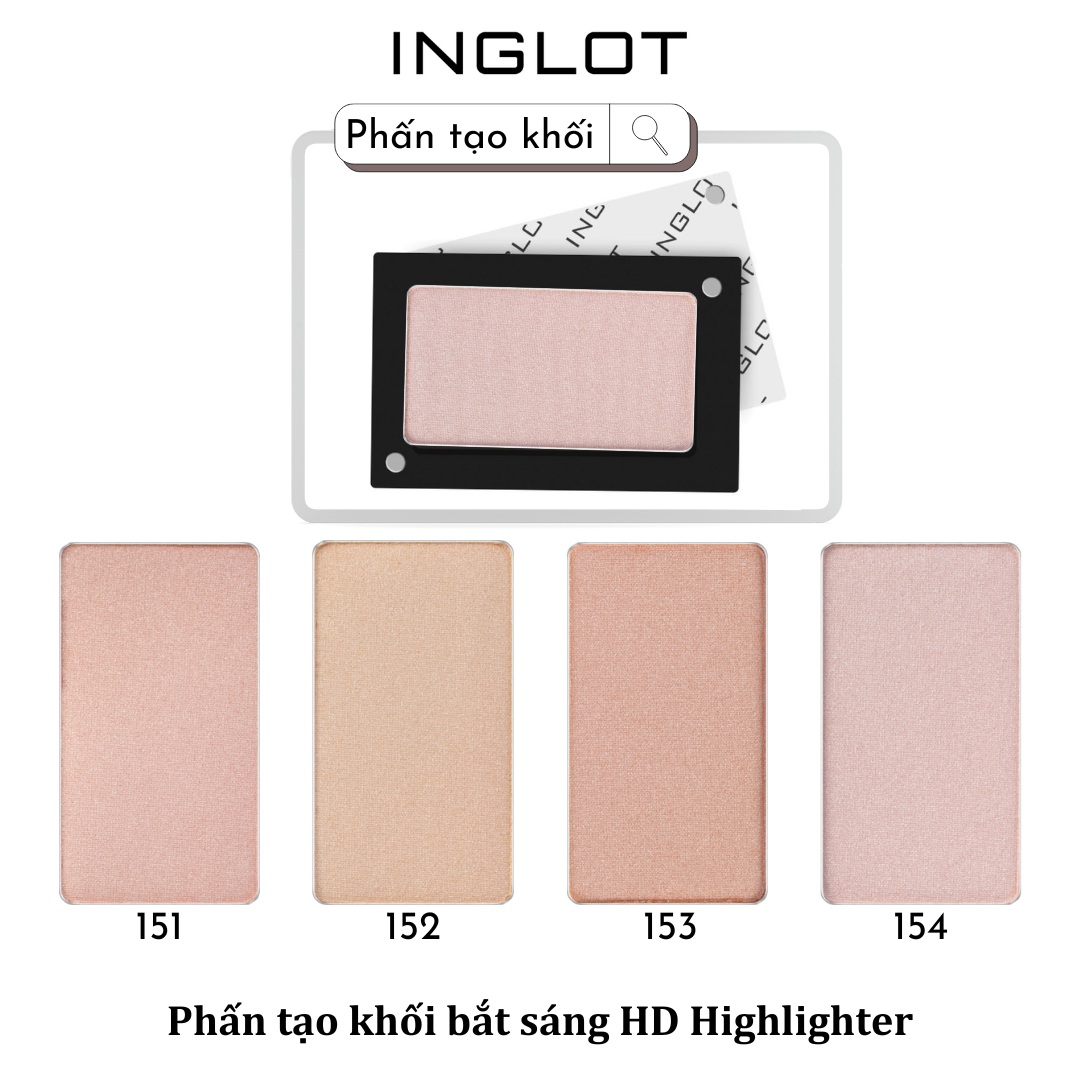 Lõi phấn tạo khói hiệu ứng HD Highlighter Inglot (4.8g)