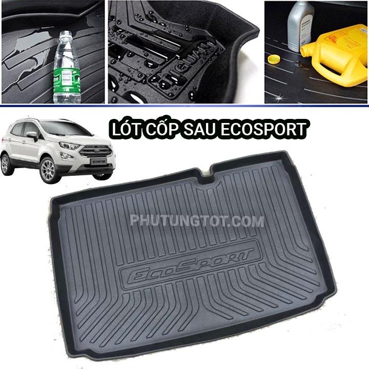 Lót cốp sau ô tô Ford Ecosport đời 2012-2018 2019 2020 2021 2022 nhựa dẻo cao cấp siêu bền