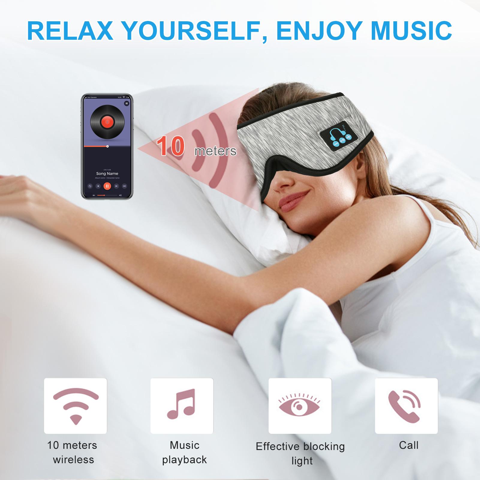 Mặt nạ mắt kiêm tai nghe bluetooth 2 trong 1