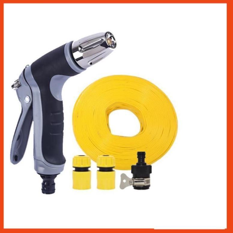 Bộ dây và vòi xịt rửa xe tưới cây tăng áp 3-5m 206817