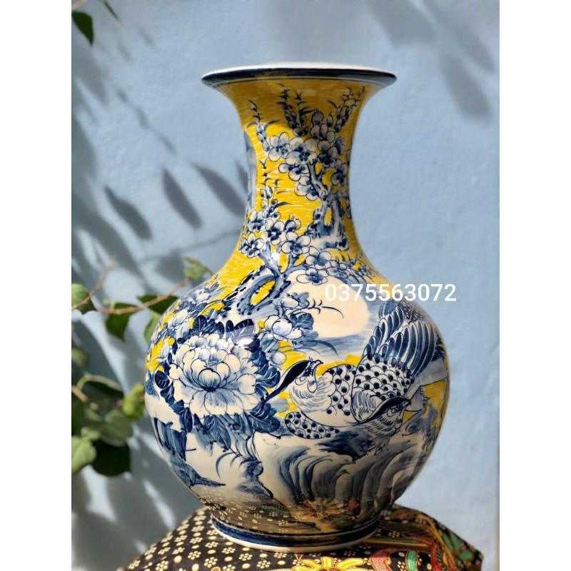 Lọ tỏi phong thủy, trưng bày, cắm đào cao 60cm