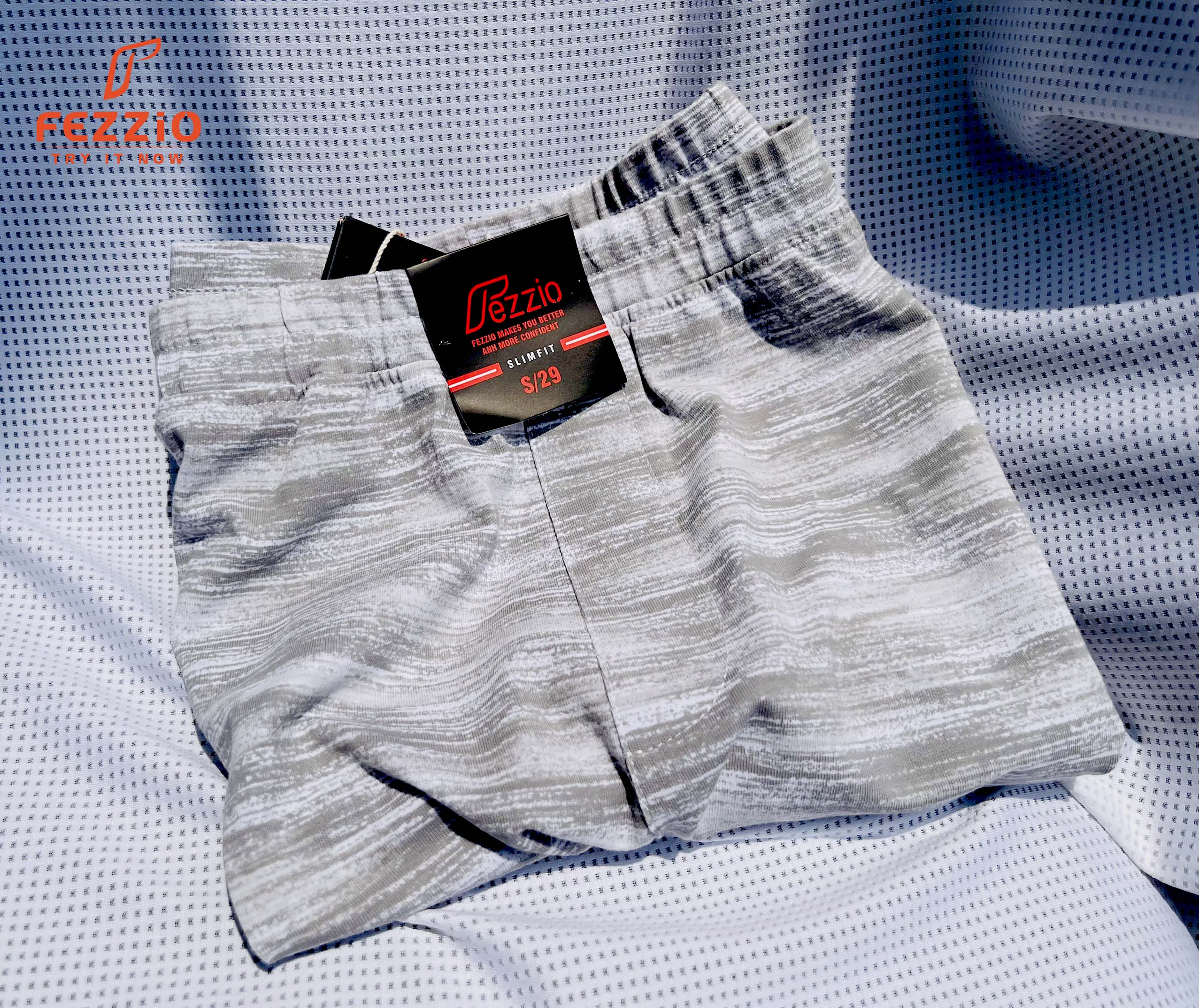 Quần ngủ nam, boxer nam, quần đùi nam mặc nhà thun 100% cotton thương hiệu Fezzio chính hãng