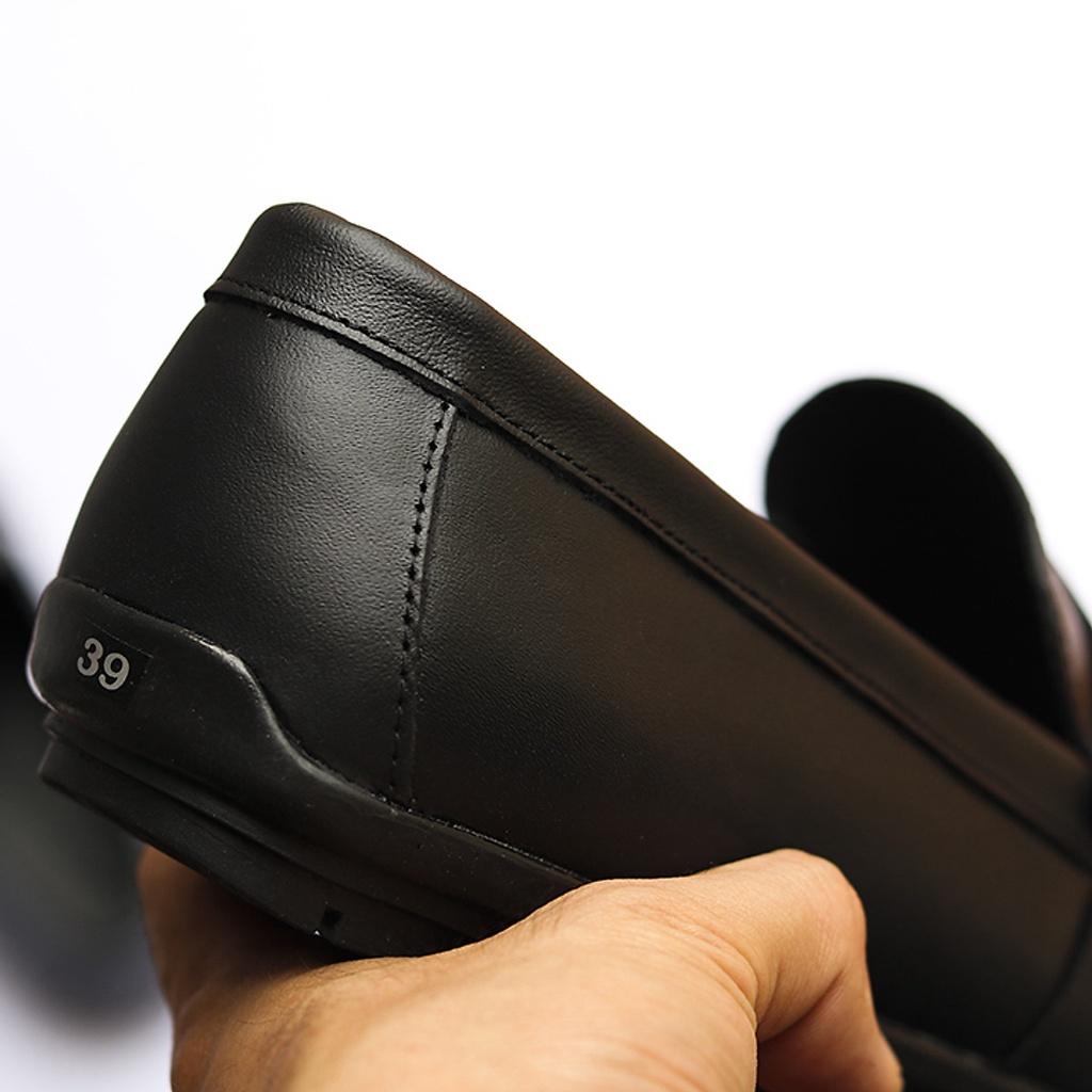 Giày Lười Nam Da Mềm , Giày Driver Shoes - Da Bò, Mã GK66.