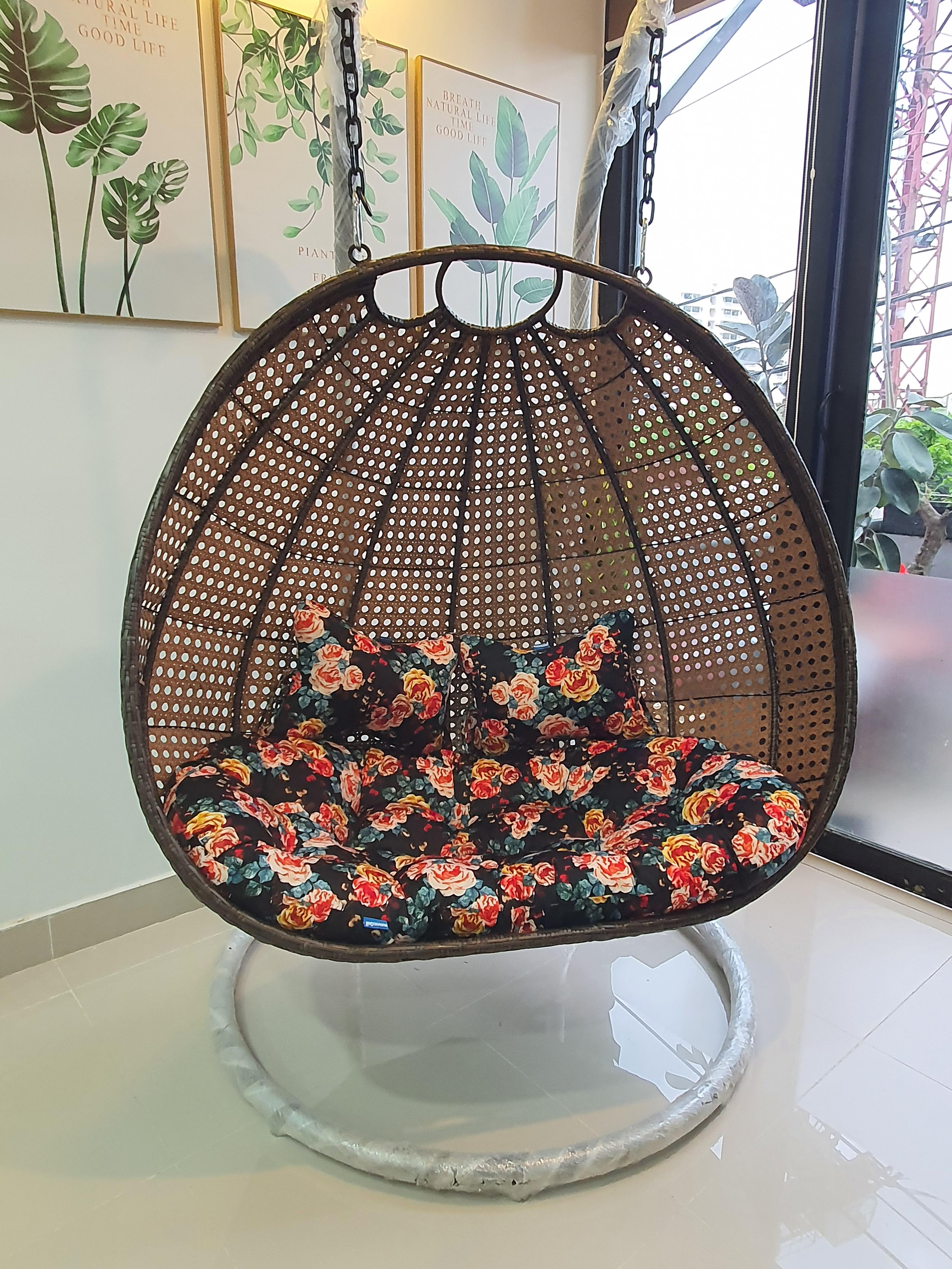 Xích đu đôi home decore 2 cần treo N1