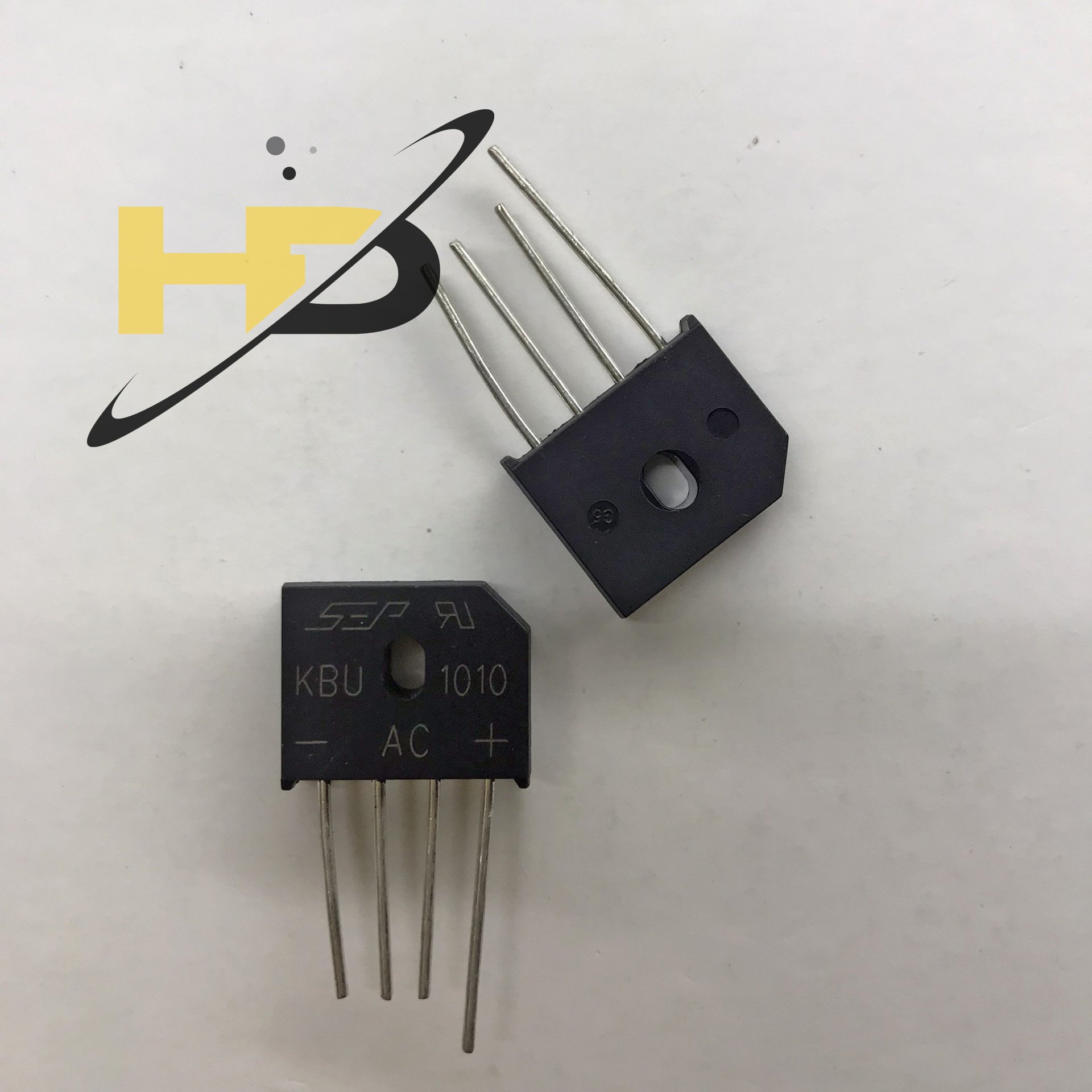 Bộ 2 Chiếc Diode Cầu KBU1010 KBU 1010 10A 1000V DIP-4 Loại Tốt