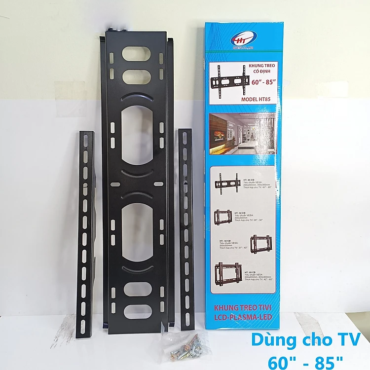 Khung treo Tivi Cố định 60″ – 85″ inch – HT85, Hàng Chính Hãng