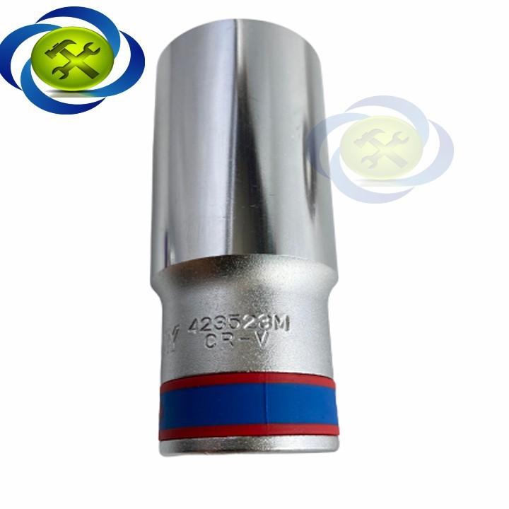 Tuýp 23mm 1/2 Kingtony 423523M loại dài 6 cạnh màu trắng