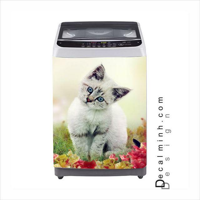 Decal tem dán máy giặt cao cấp 3D - chọn mẫu
