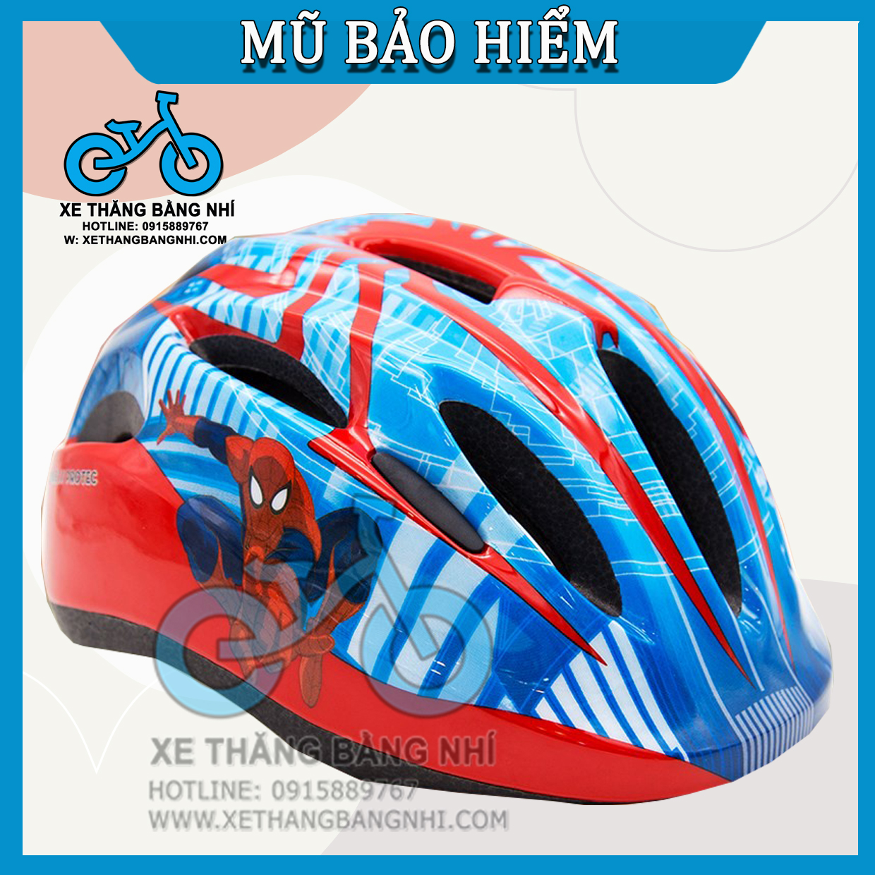 Mũ bảo hiểm trẻ em cho bé họa tiết - Size M cho bé từ 3 tuổi đến7 tuổi - 03 Mèo Kitty hồng