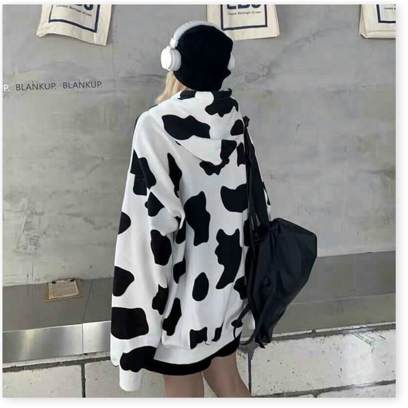 ÁO KHOÁC BÒ SỮA HOODIES UNISEX