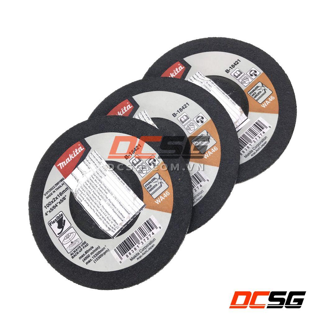 Đá mài mềm cho inox 100x2x16mm Makita B-18421 | DCSG